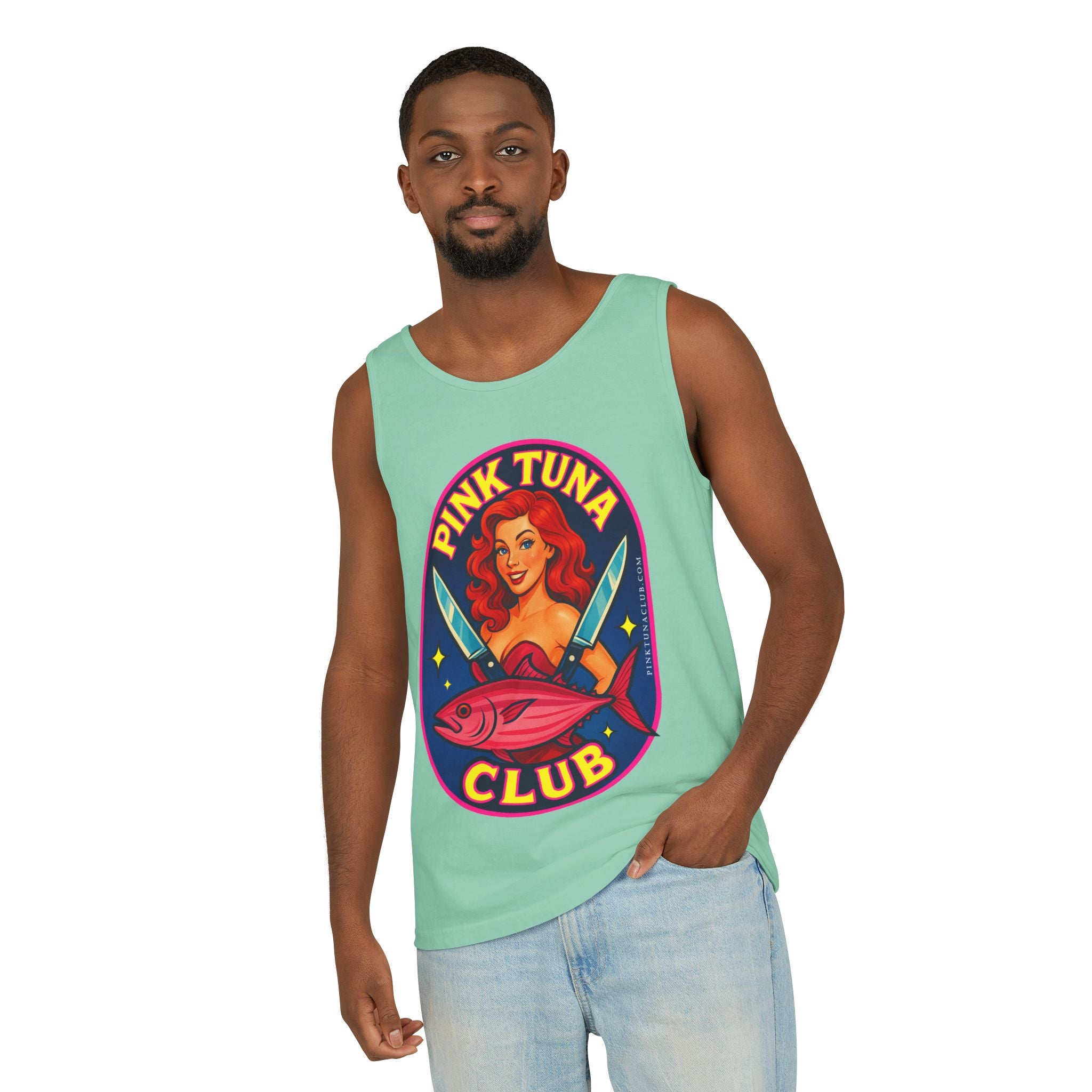 Pink Tuna Club Tank Top Unisex