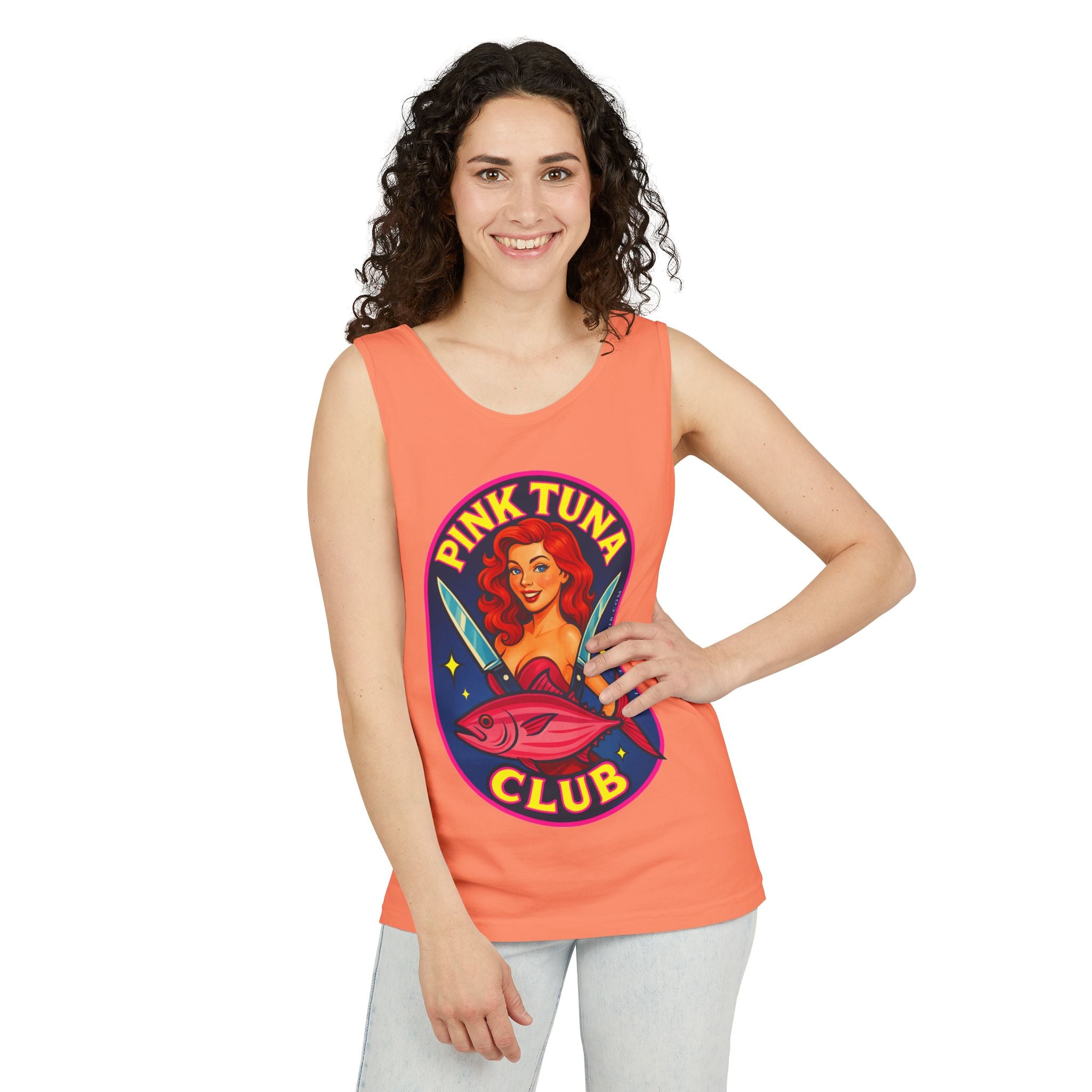 Pink Tuna Club Tank Top Unisex