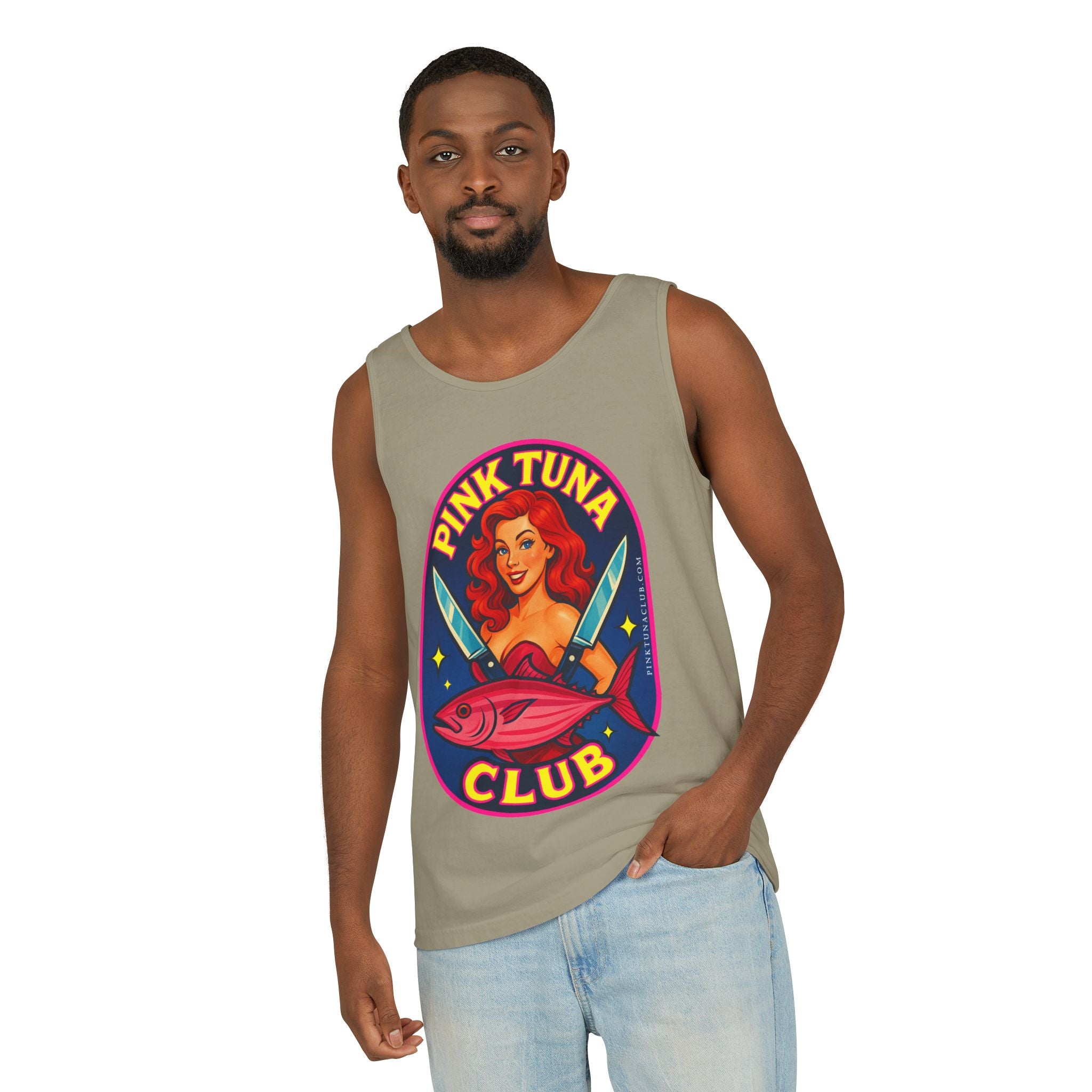 Pink Tuna Club Tank Top Unisex