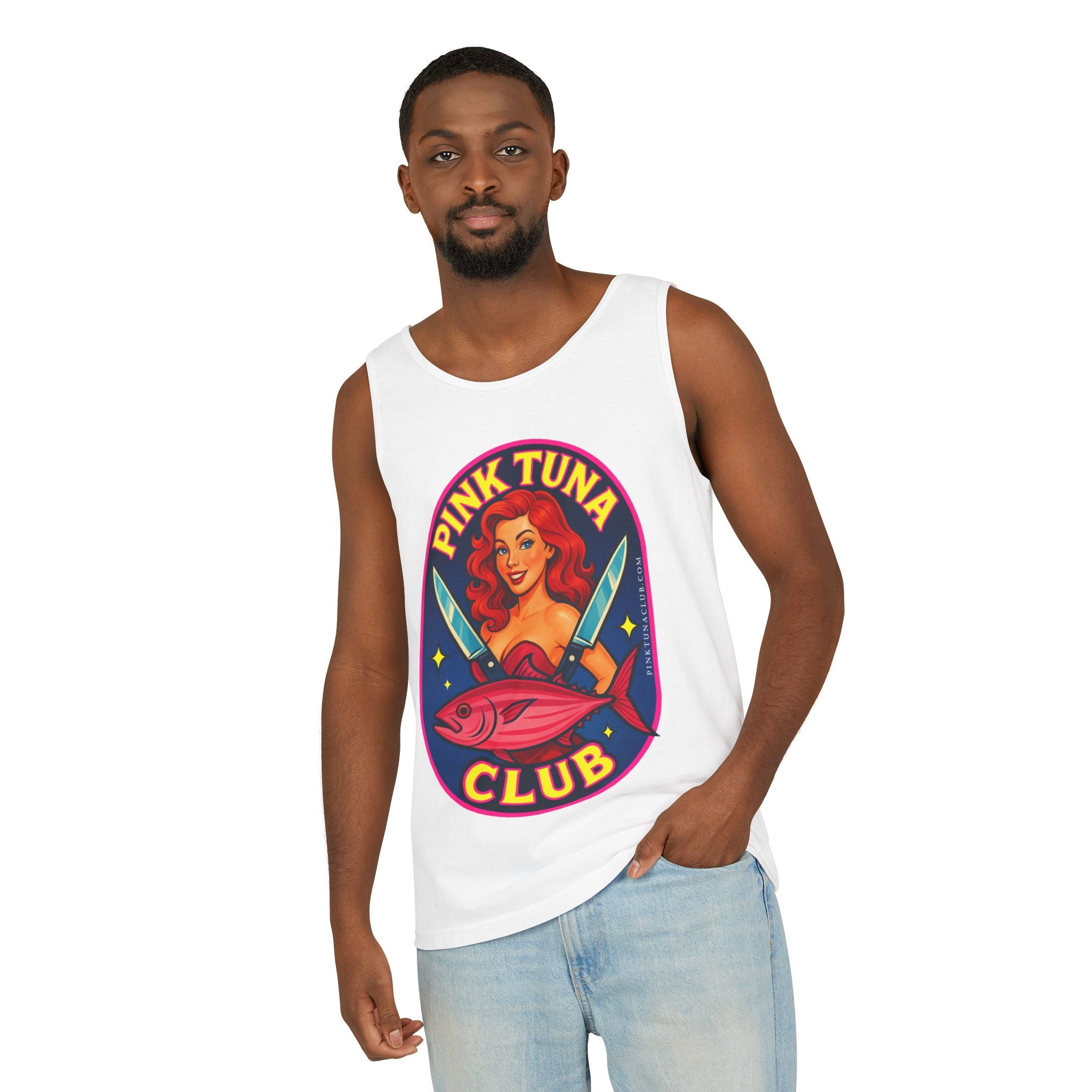 Pink Tuna Club Tank Top Unisex
