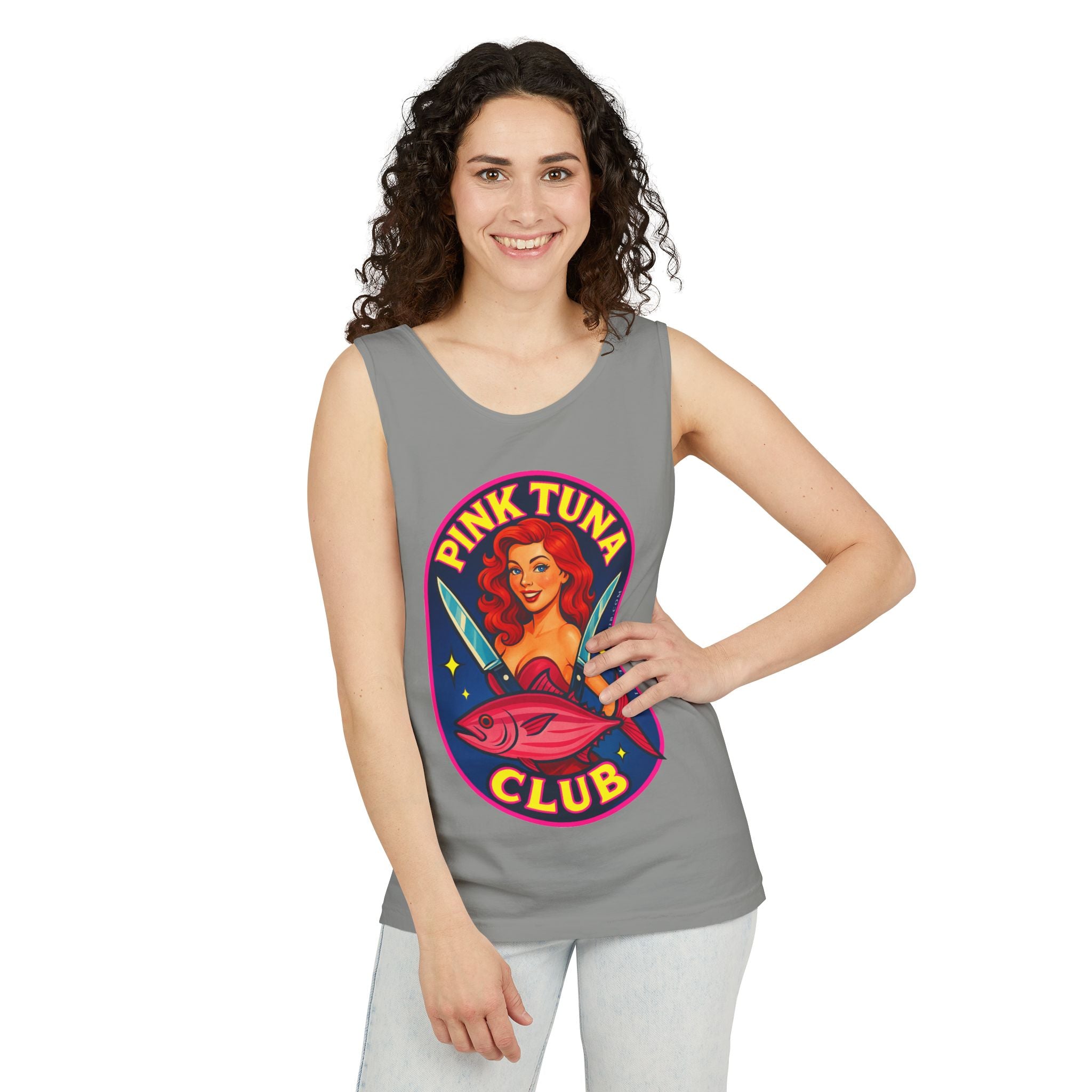 Pink Tuna Club Tank Top Unisex