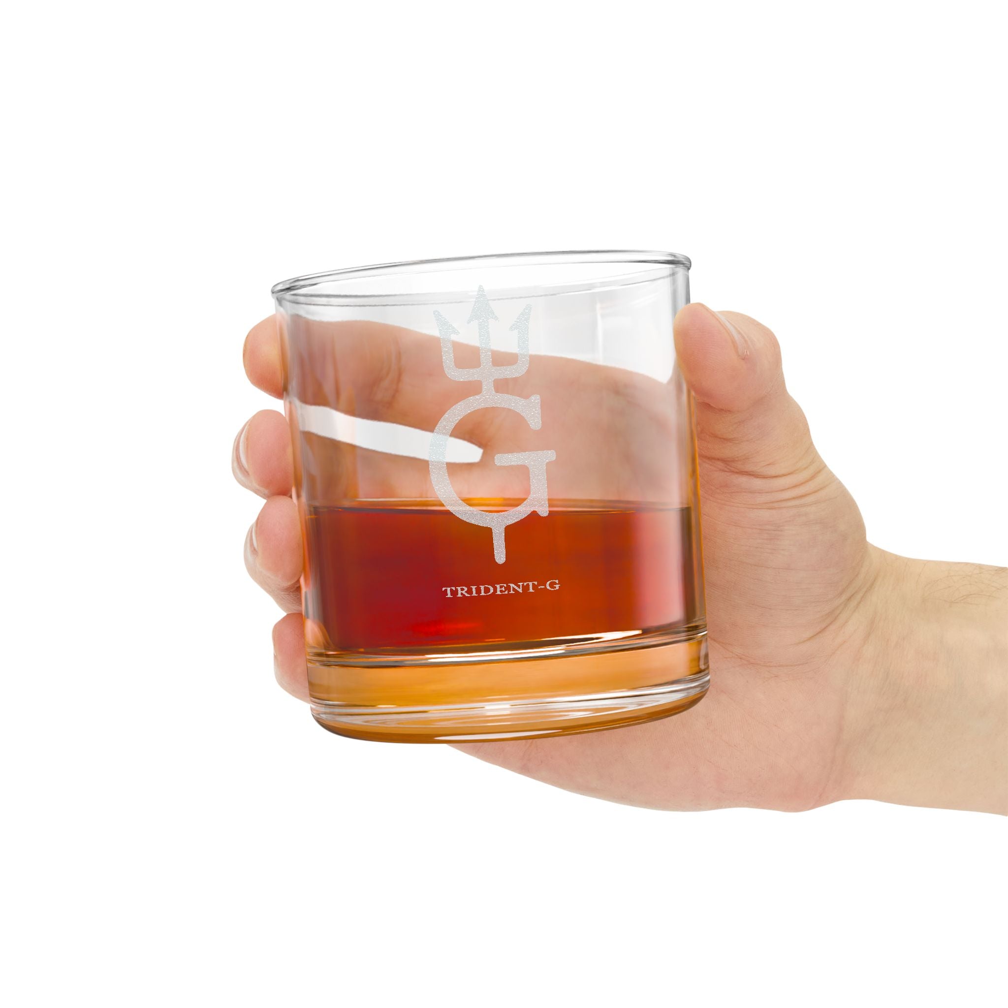 Engraved 10.5 oz Whiskey Glass — Trident-G