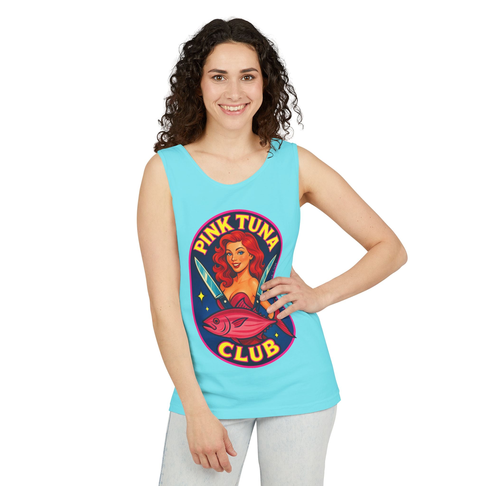 Pink Tuna Club Tank Top Unisex