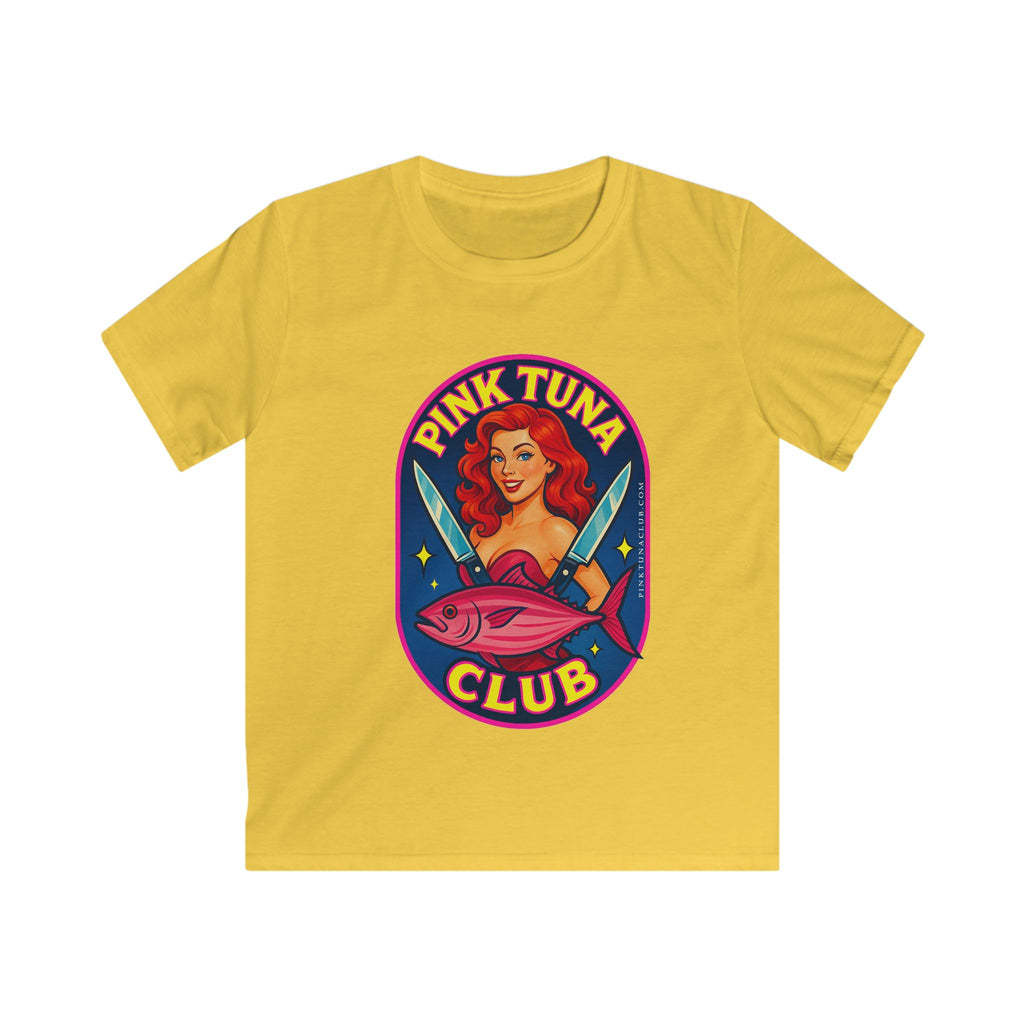Kids Tee — Pink Tuna Club