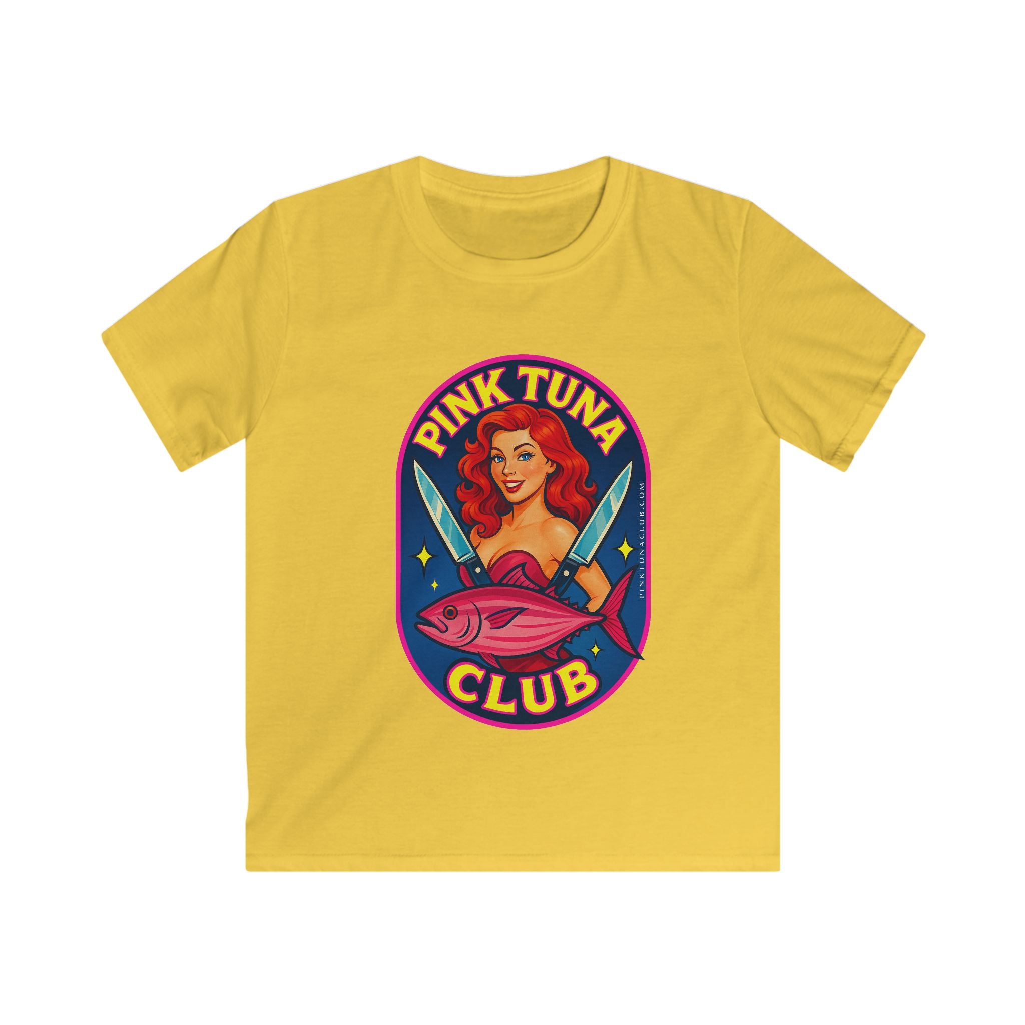 Kids Tee — Pink Tuna Club