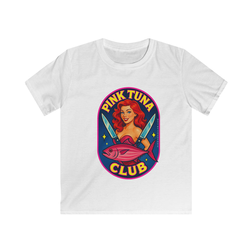 Kids Tee — Pink Tuna Club