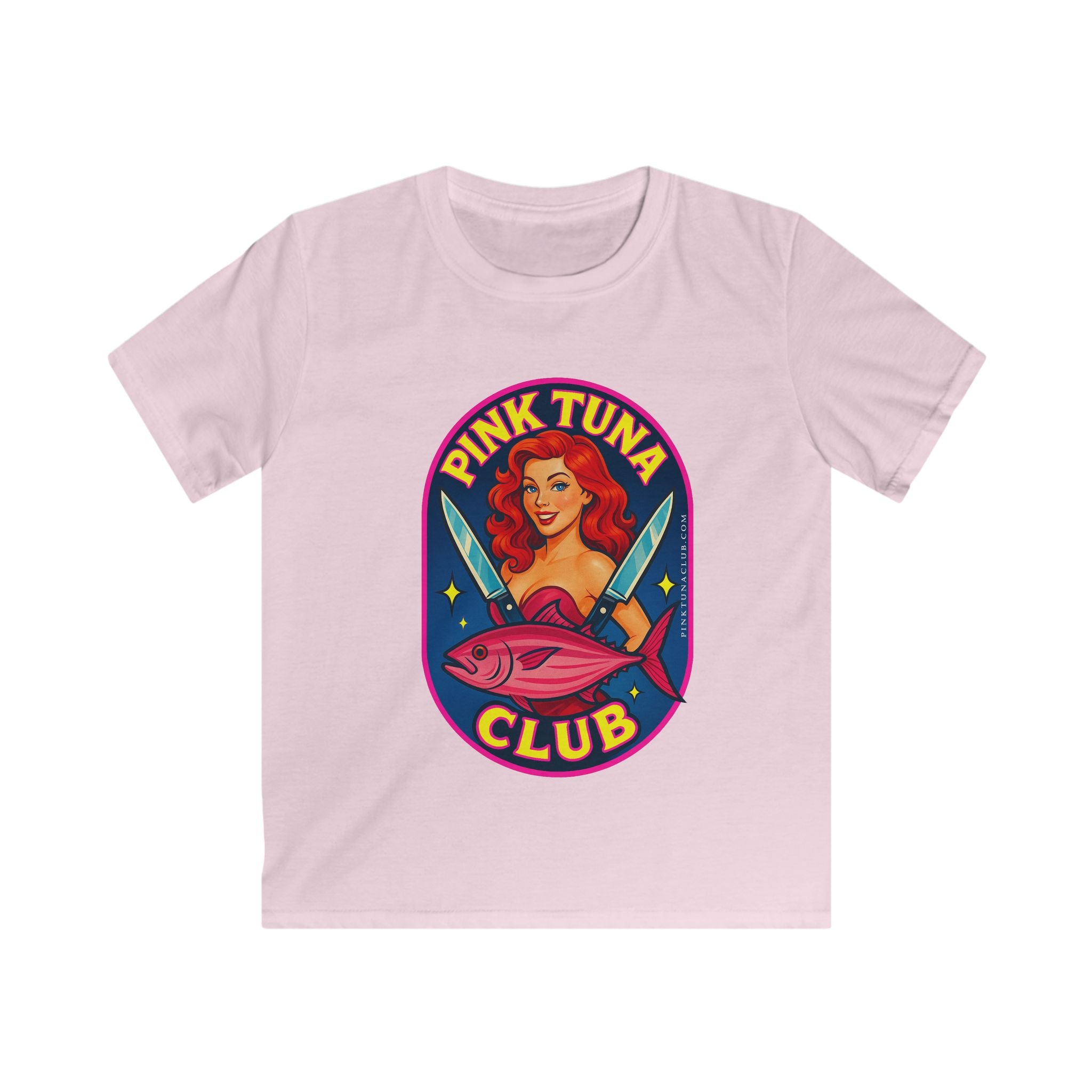 Kids Tee — Pink Tuna Club