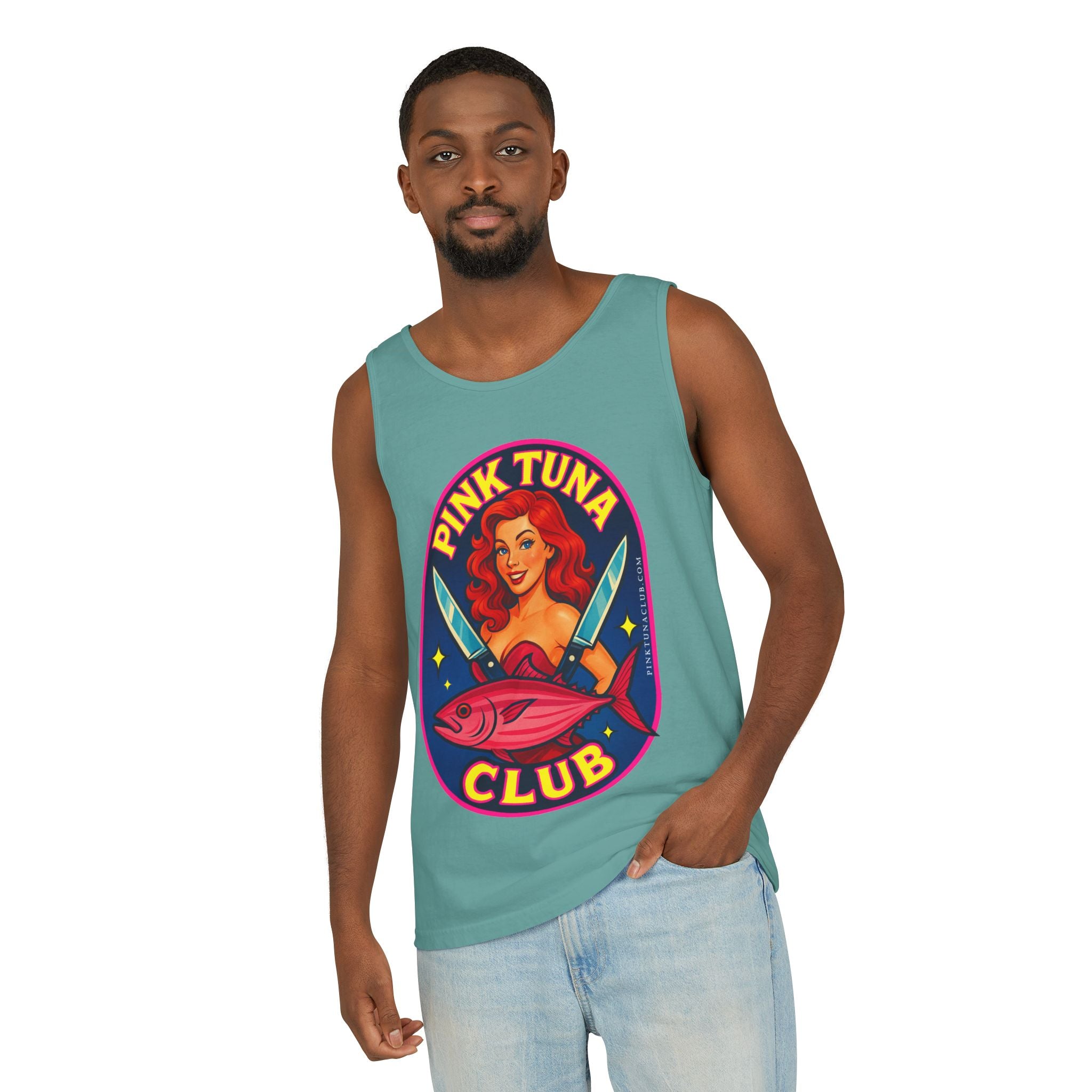 Pink Tuna Club Tank Top Unisex