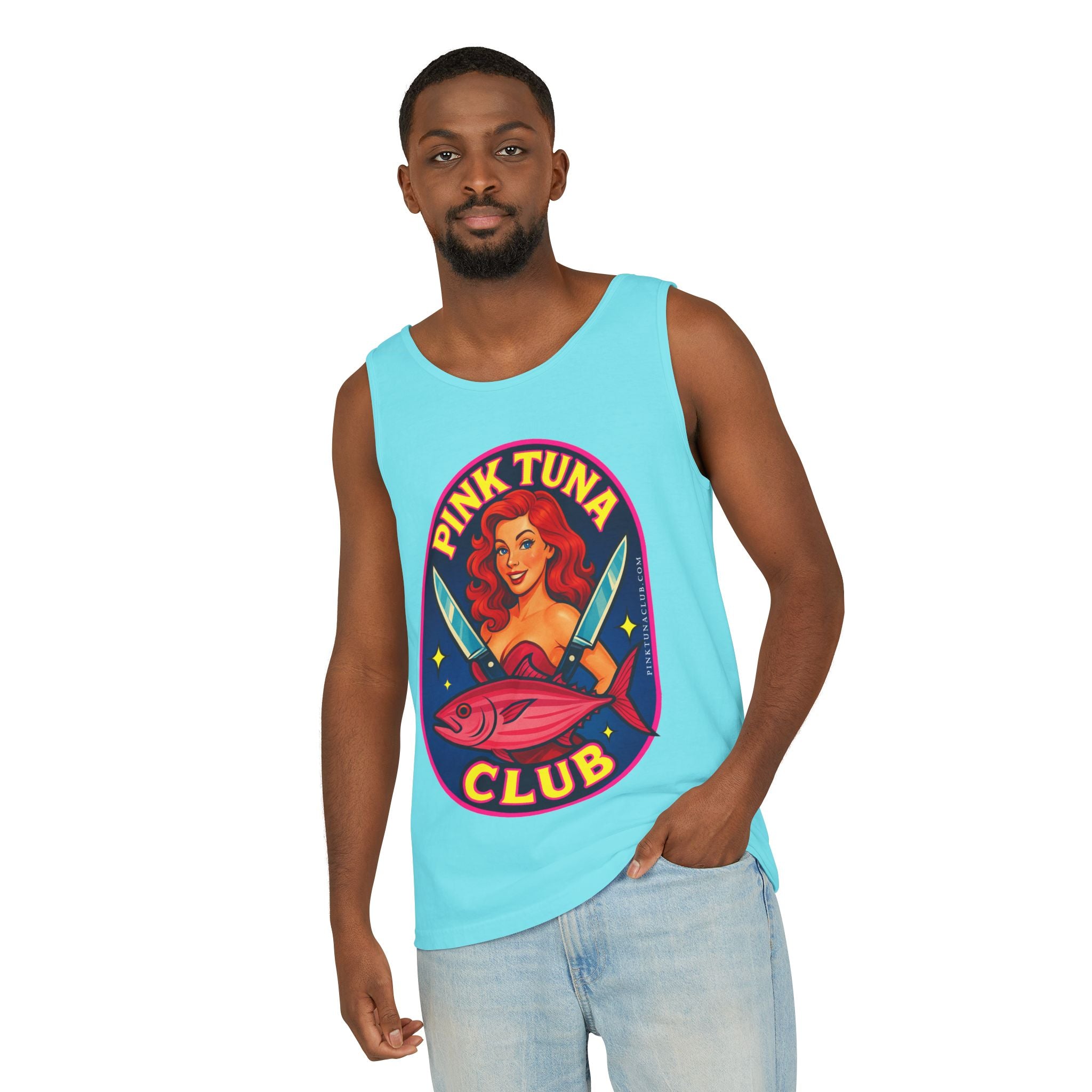 Pink Tuna Club Tank Top Unisex