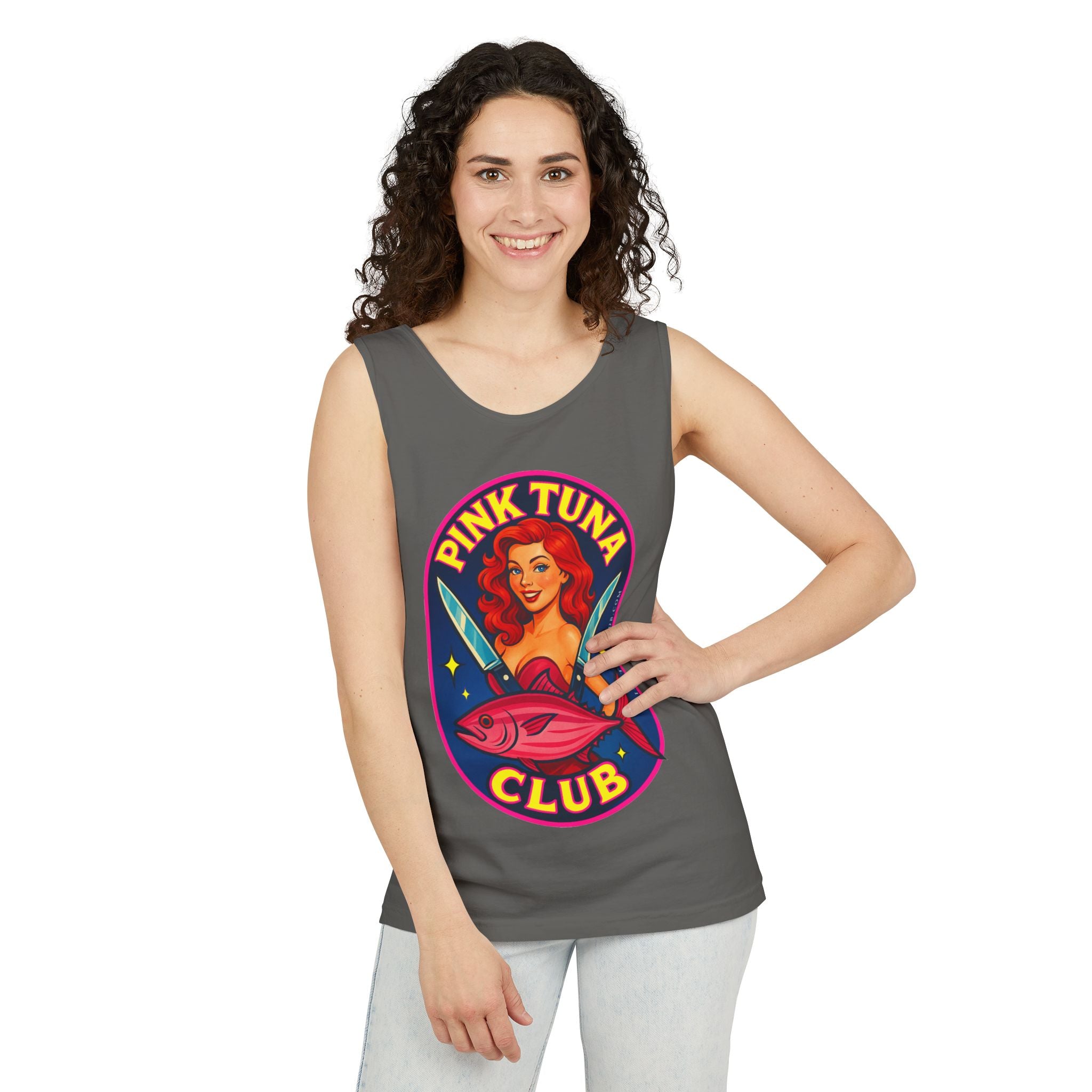 Pink Tuna Club Tank Top Unisex