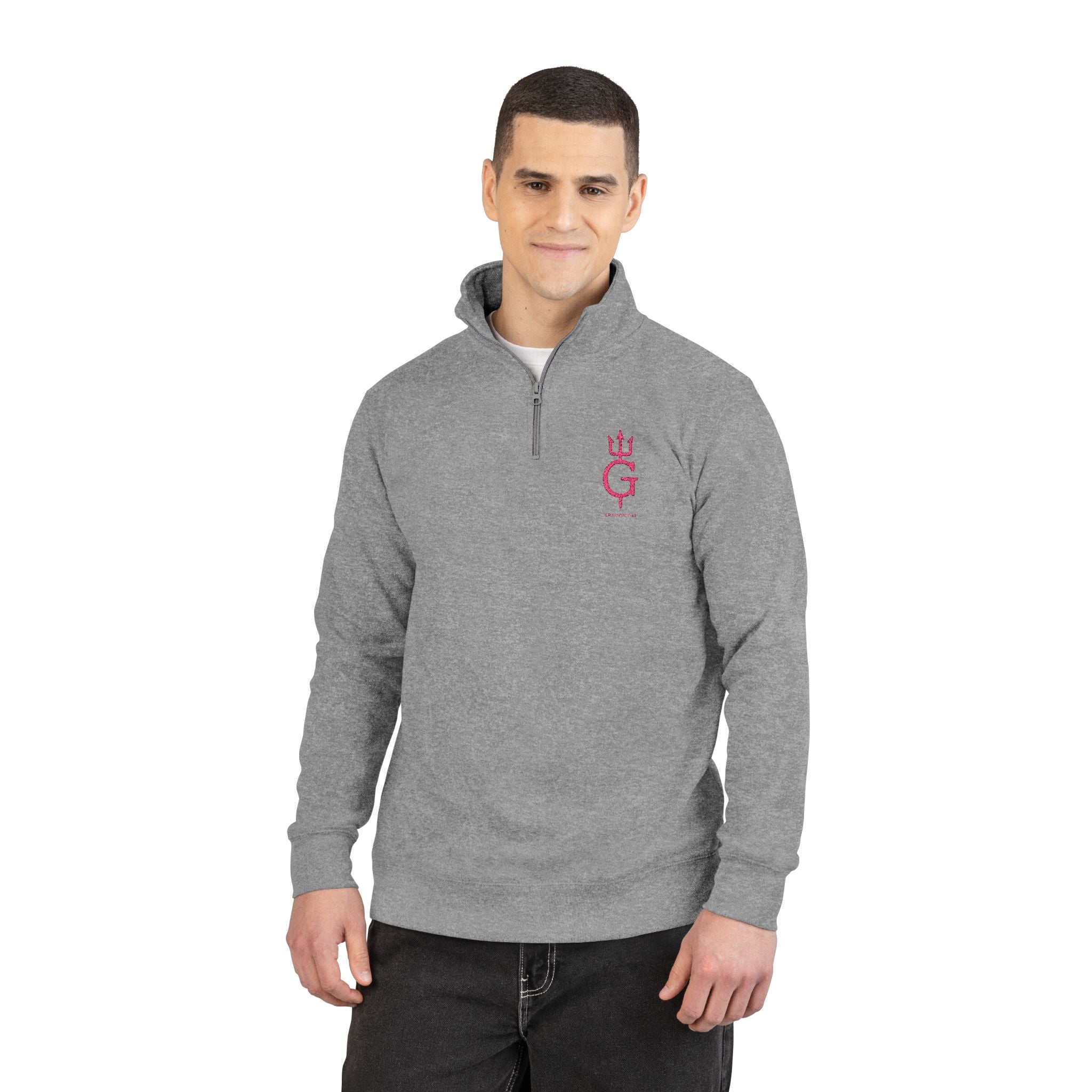 Embroidered Unisex Fleece Pullover