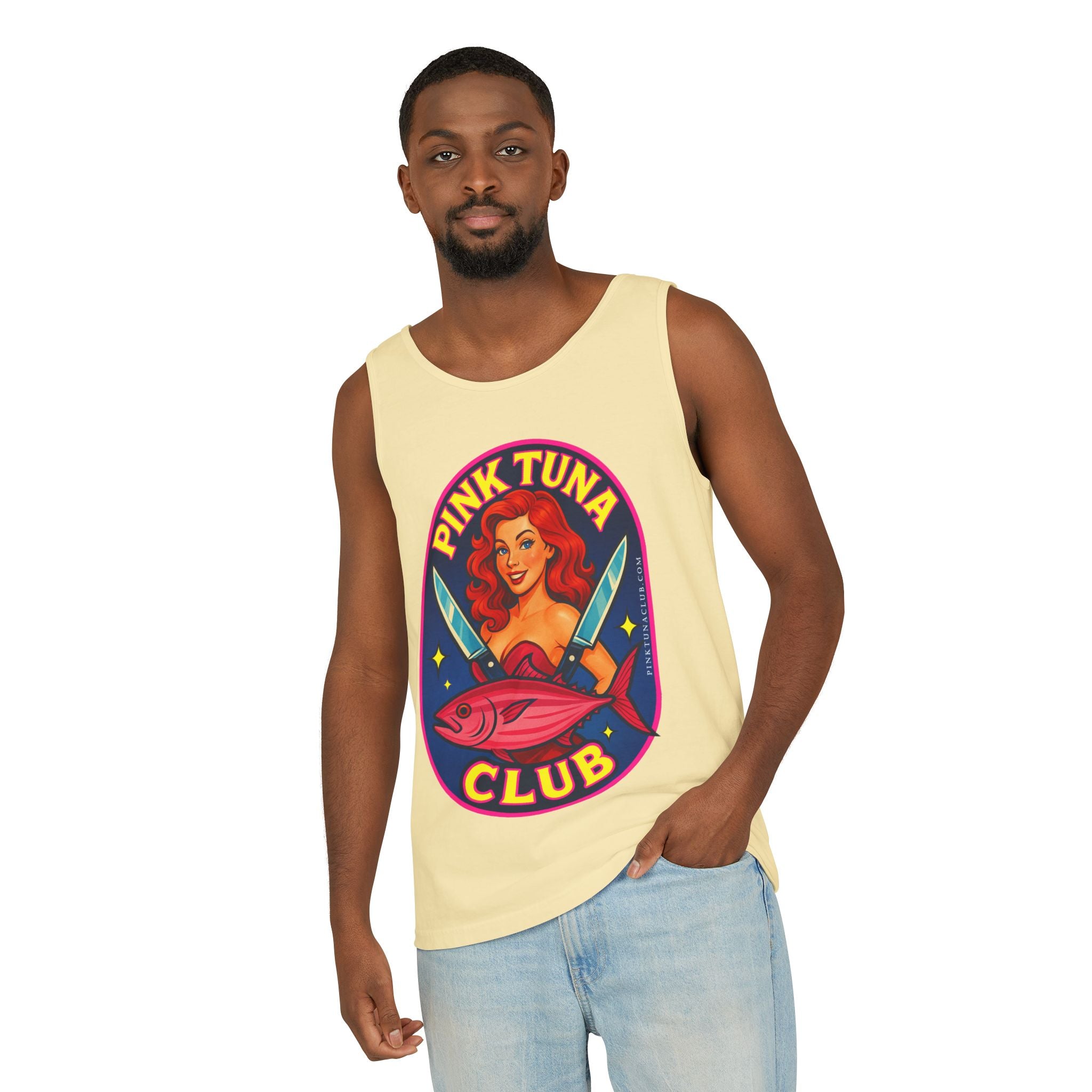 Pink Tuna Club Tank Top Unisex