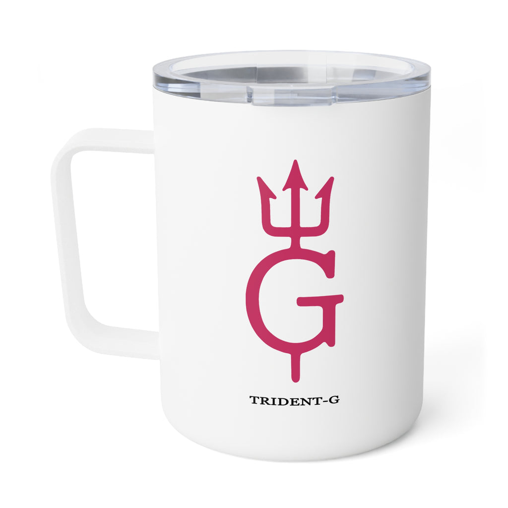 10oz Insulated Coffee Mug — Pink Tuna Club/Trident-G