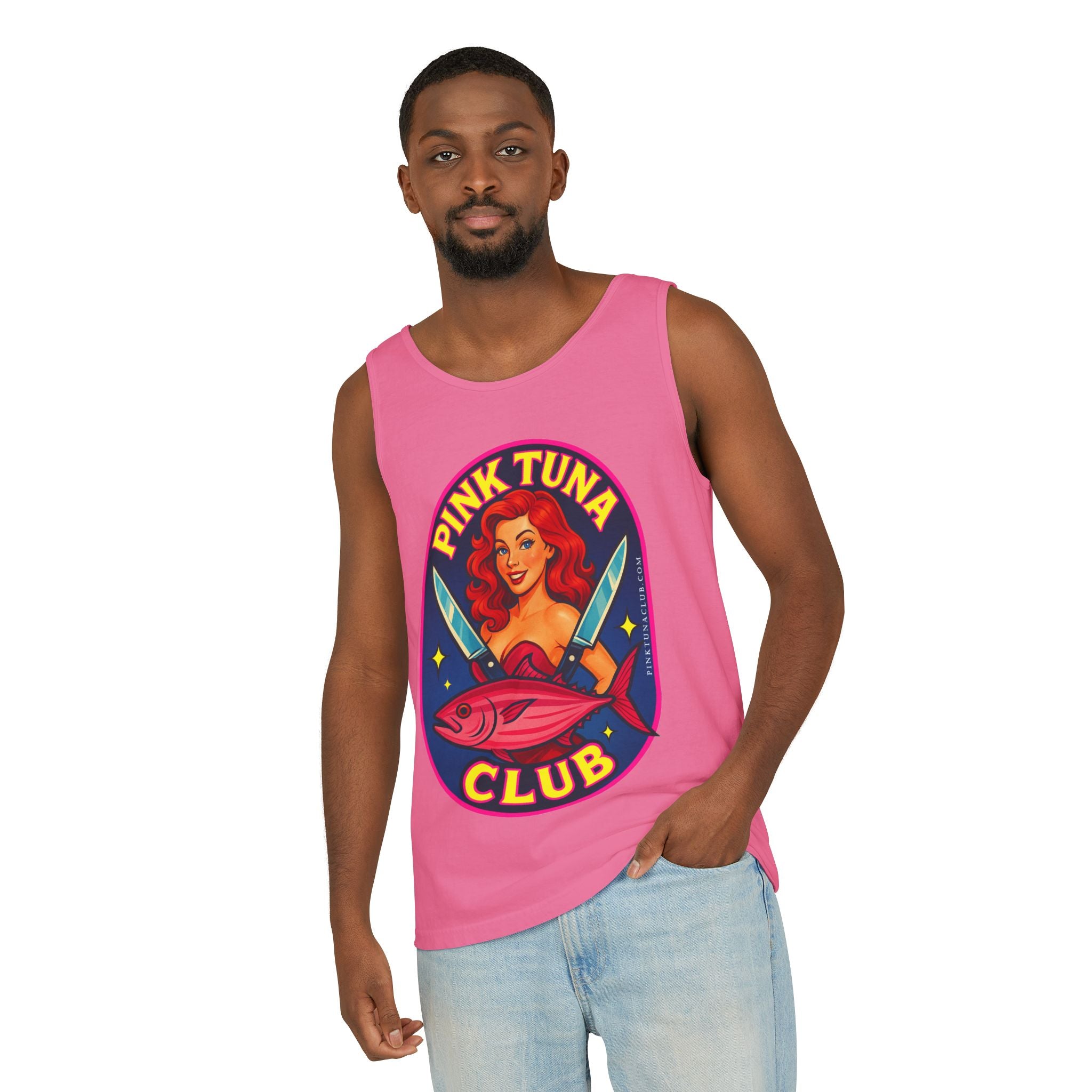 Pink Tuna Club Tank Top Unisex