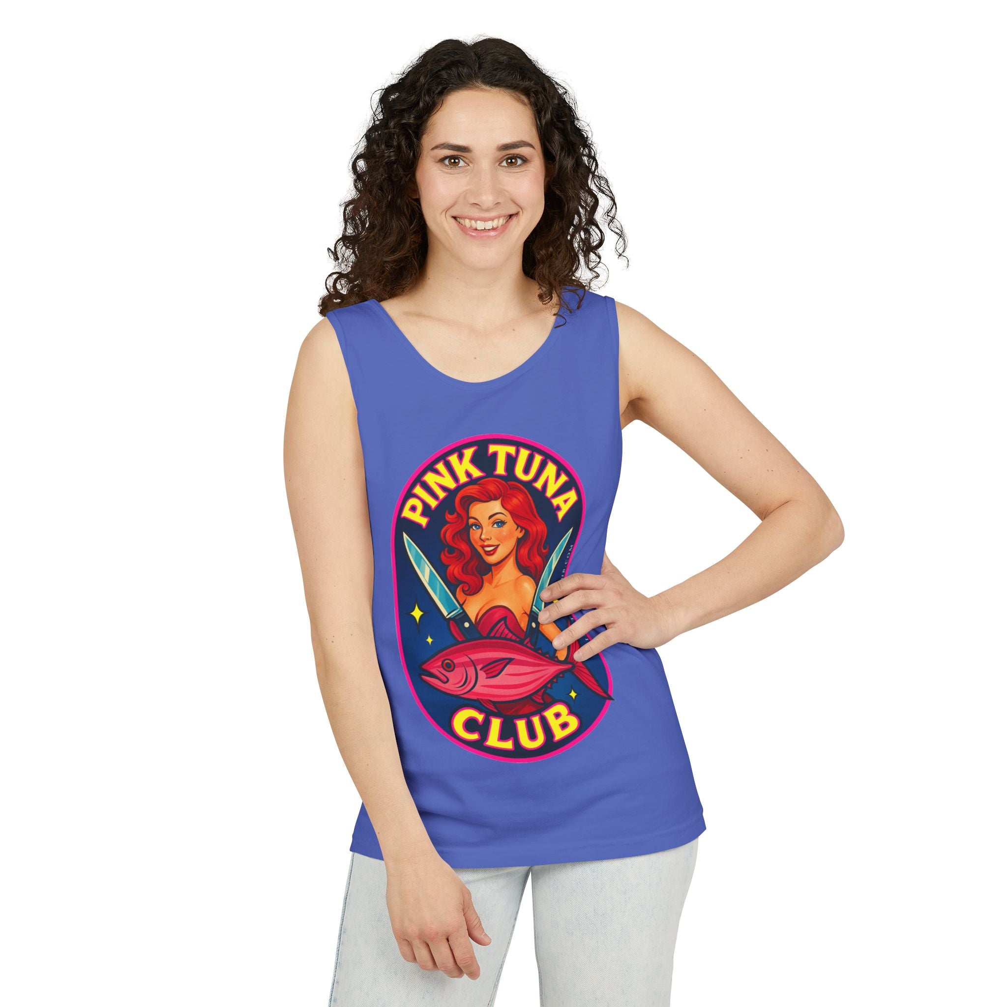 Pink Tuna Club Tank Top Unisex