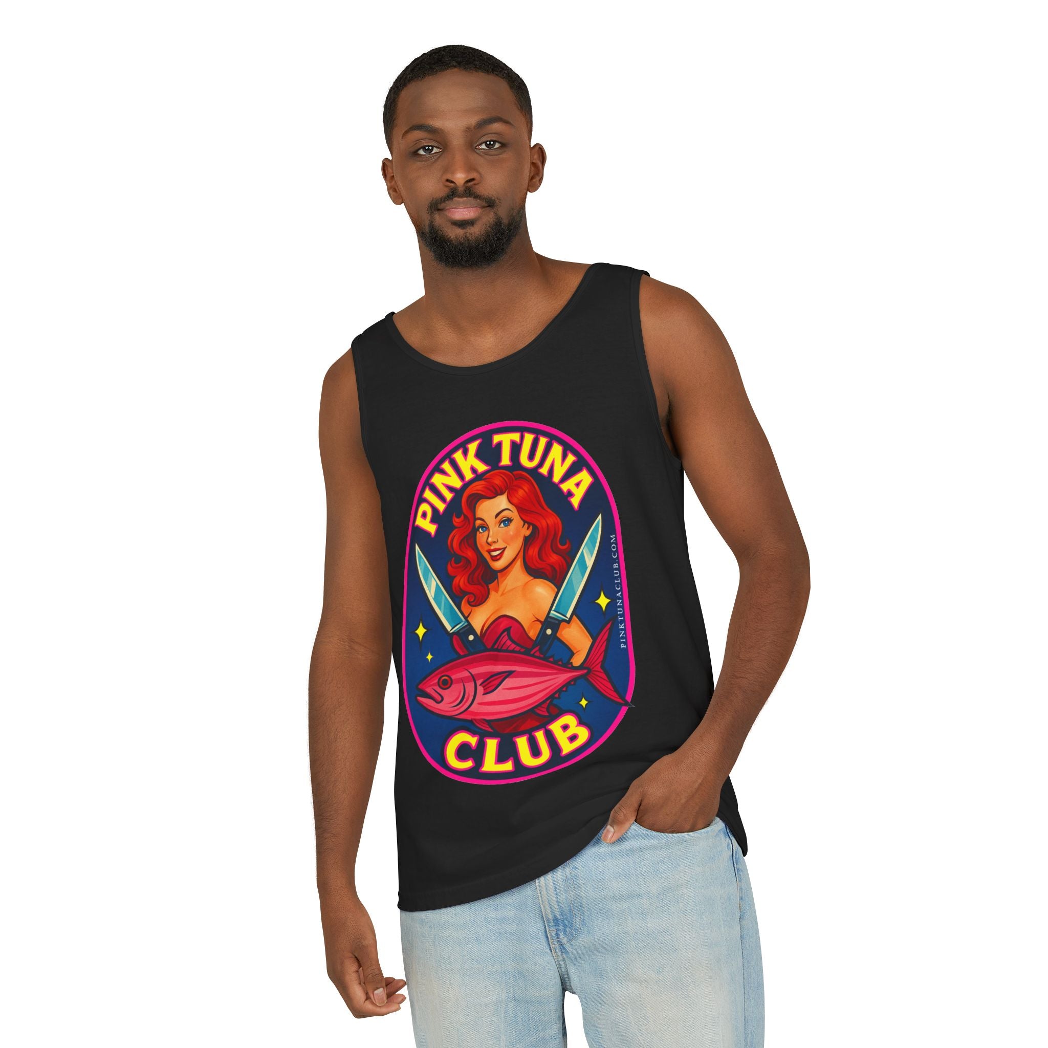 Pink Tuna Club Tank Top Unisex