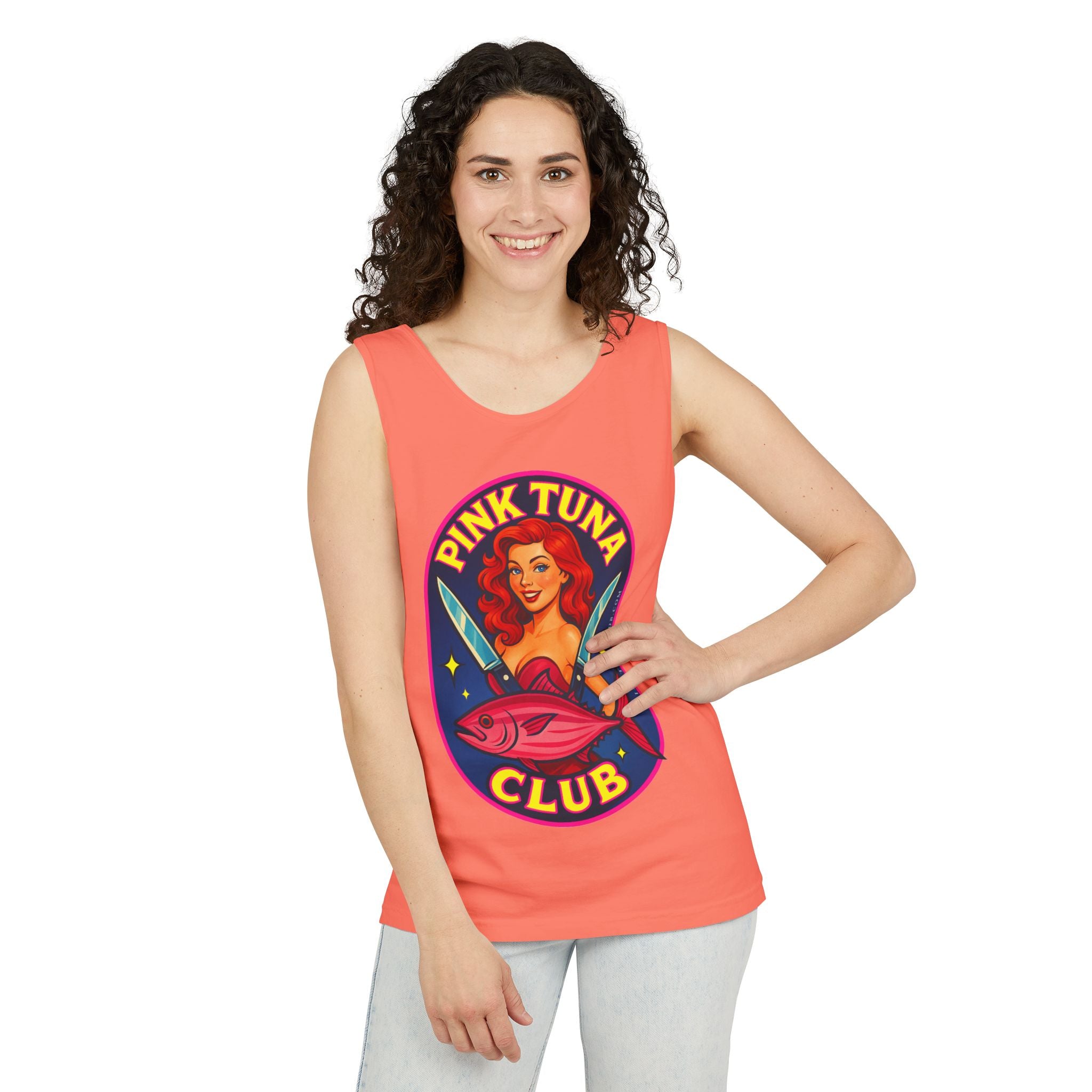 Pink Tuna Club Tank Top Unisex