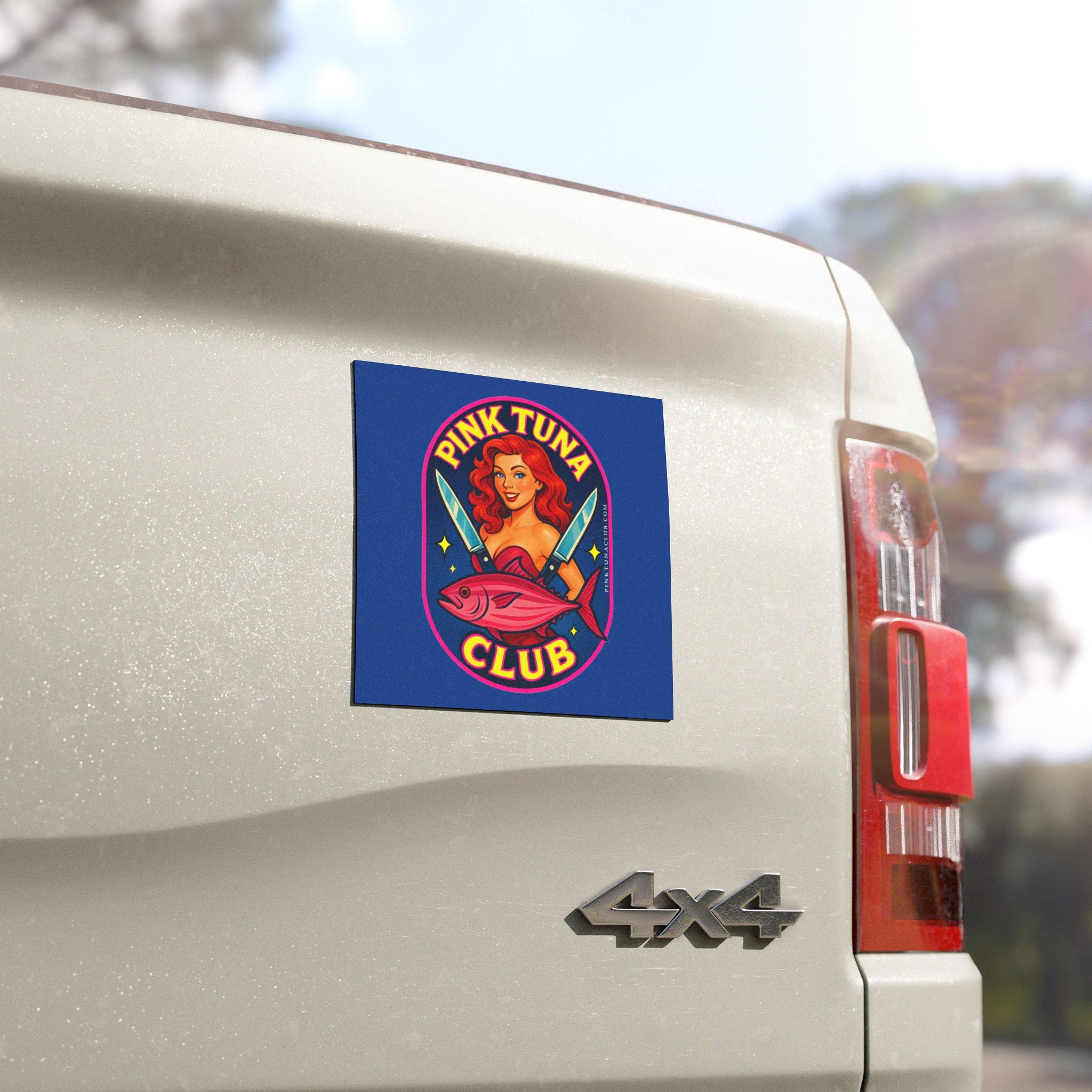 Car Magnet — Pink Tuna Club