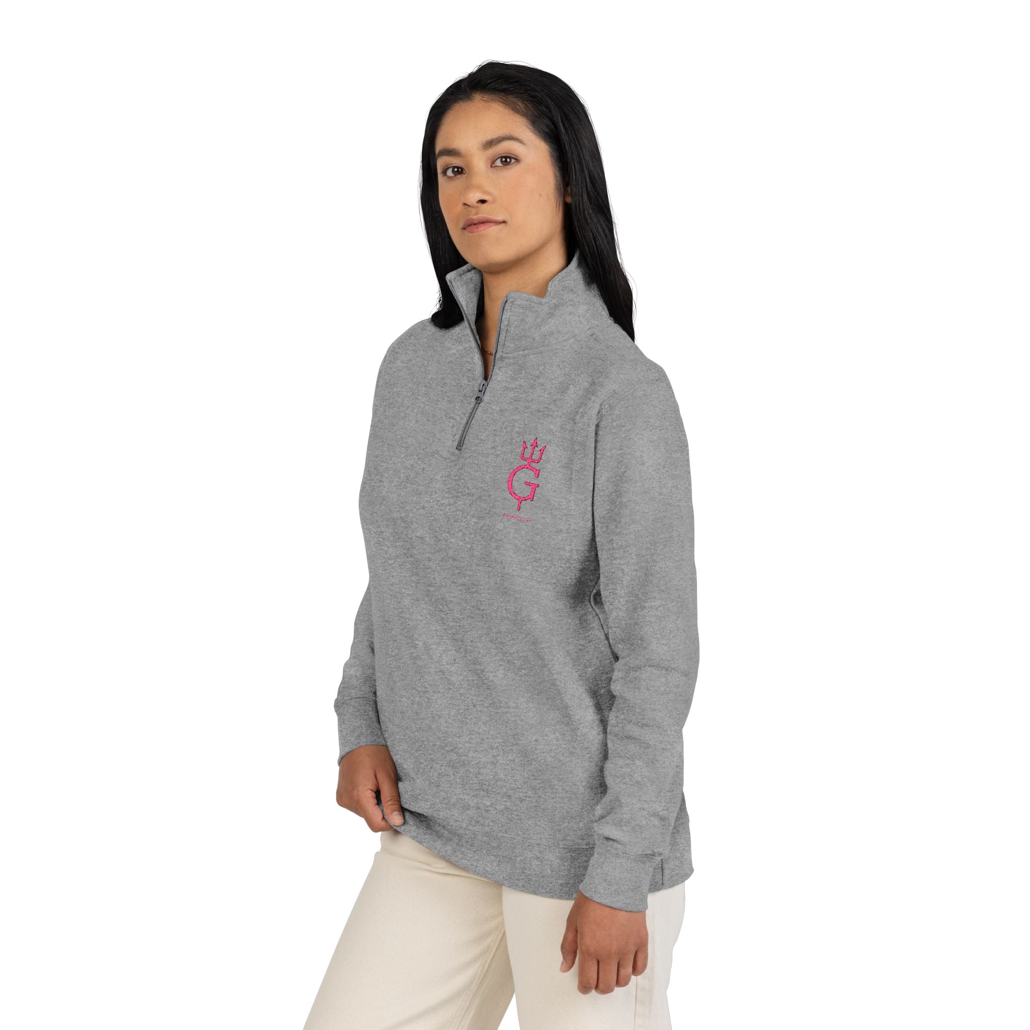Embroidered Unisex Fleece Pullover